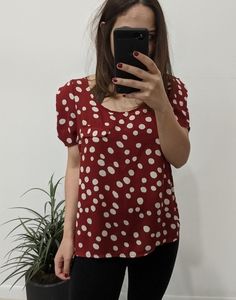 Polkadot Blouse XS
